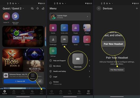How to Pair Meta (Oculus) Quest 2 to a Phone .